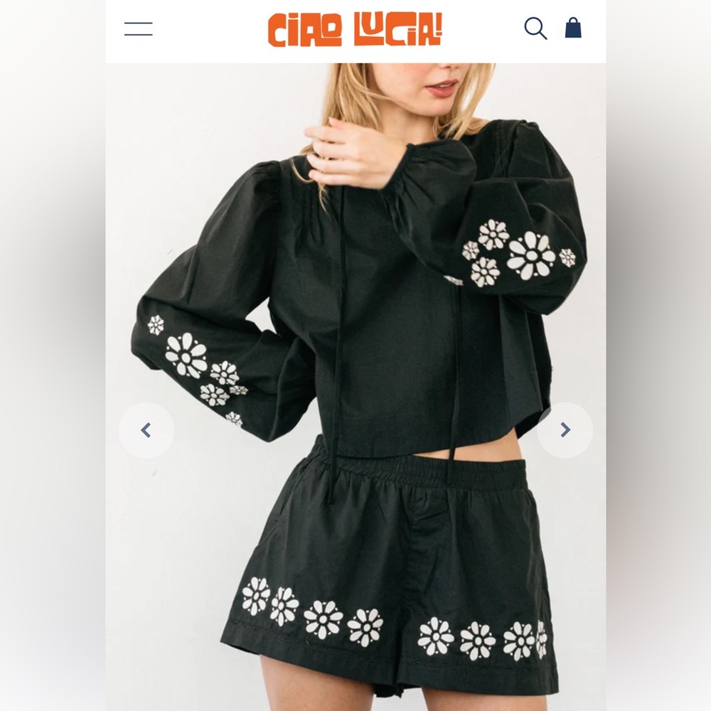 NWT Ciao Lucia Samaya Shorts